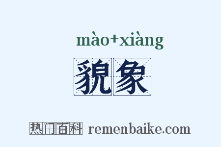 貌象是什么意思的图片